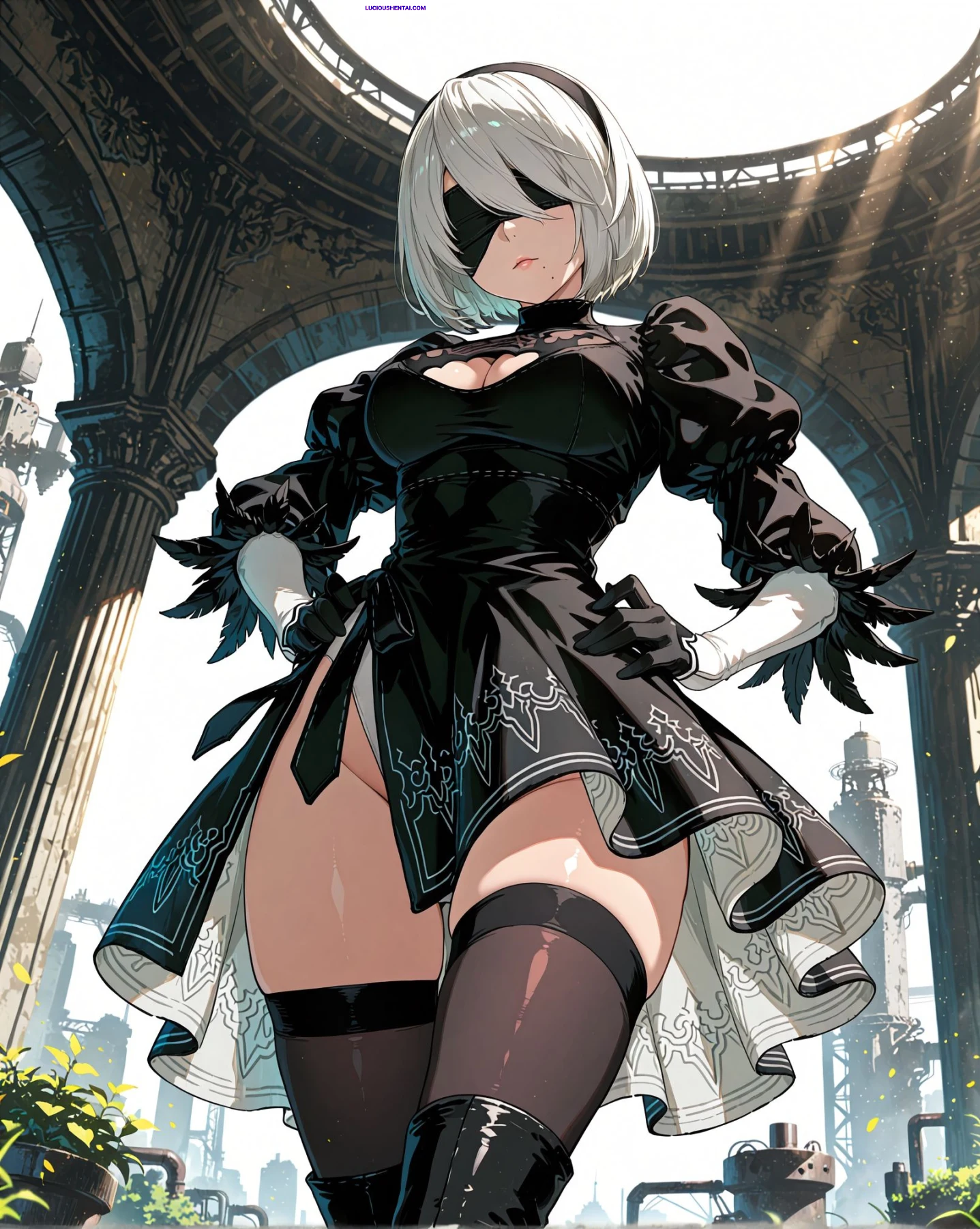 2B from Nier Automata Gets Ravaged Sex by Kinzuia chan