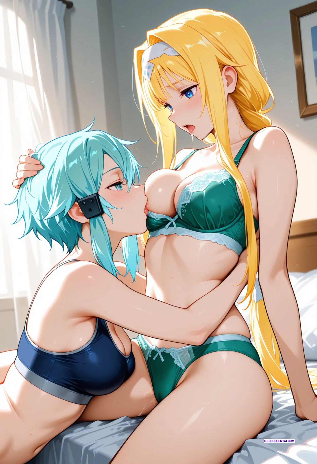 Hot NSFW Sex Between Alice Zuberg and Sinon by Mashu