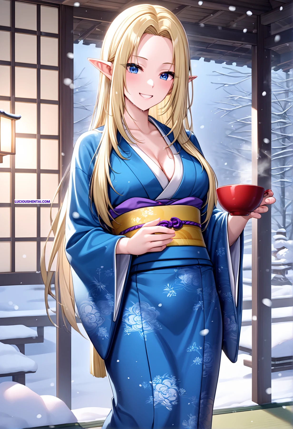 Alphas Erotic Kimono Undress Sparks AiArt Sex Frenzy