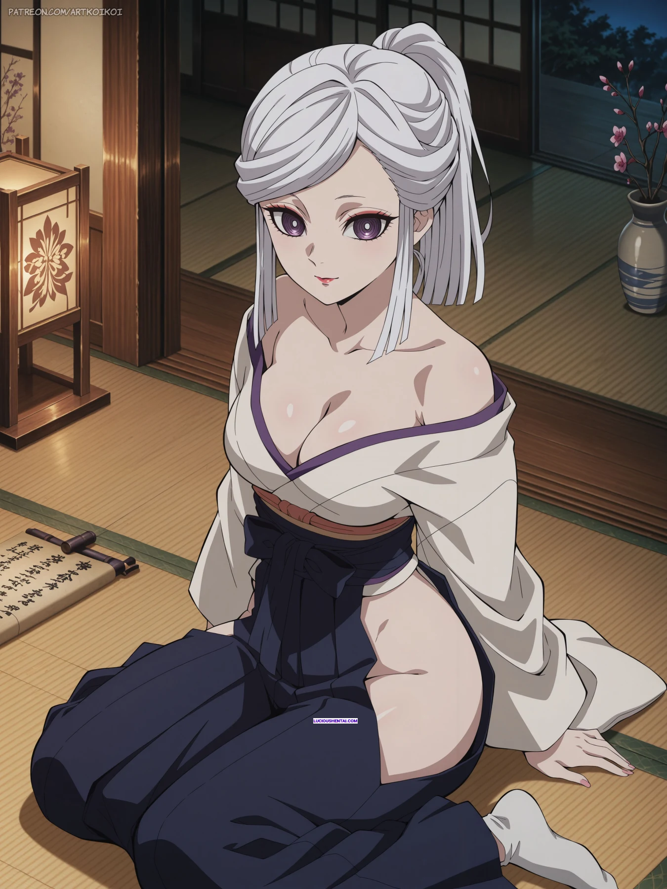 Amane Ubuyashiki Gets Creampied in Demon Slayer Hentai