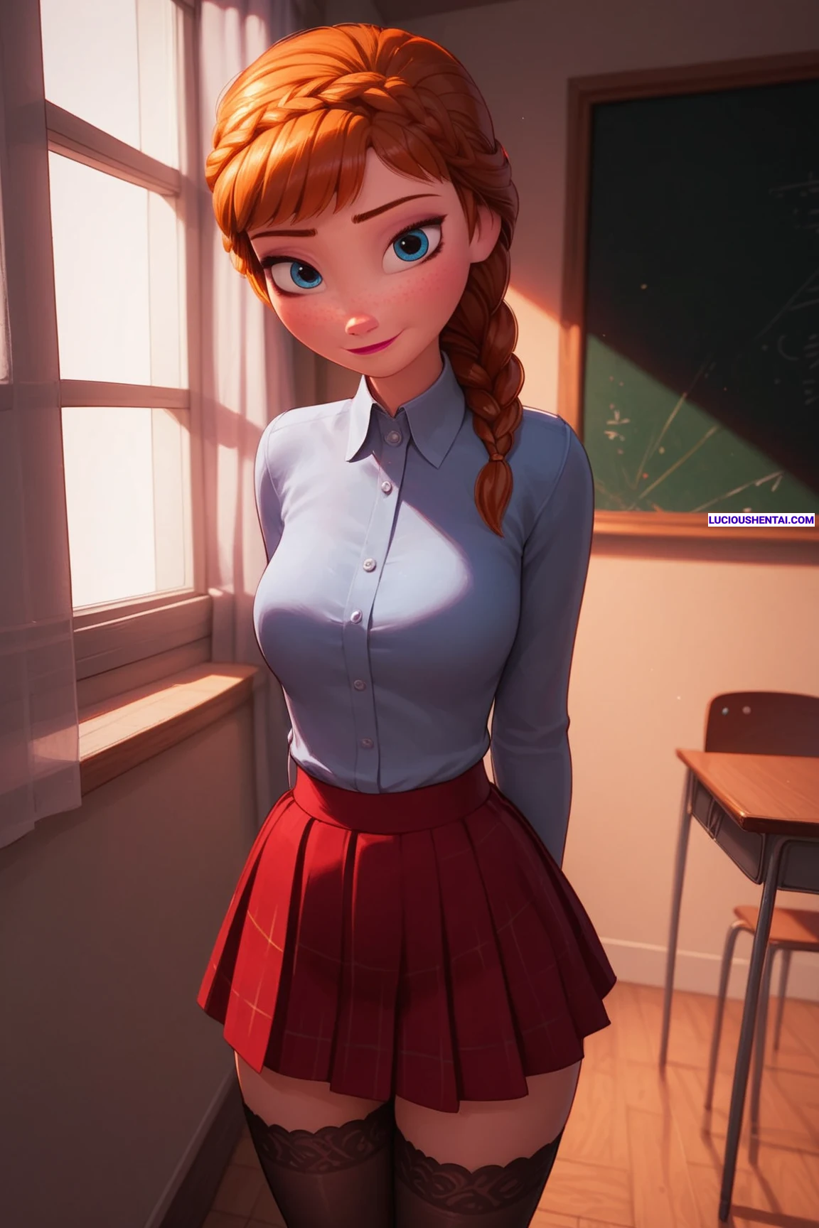 Annas Schoolday Sex Unleashes Forbidden Classroom Lust