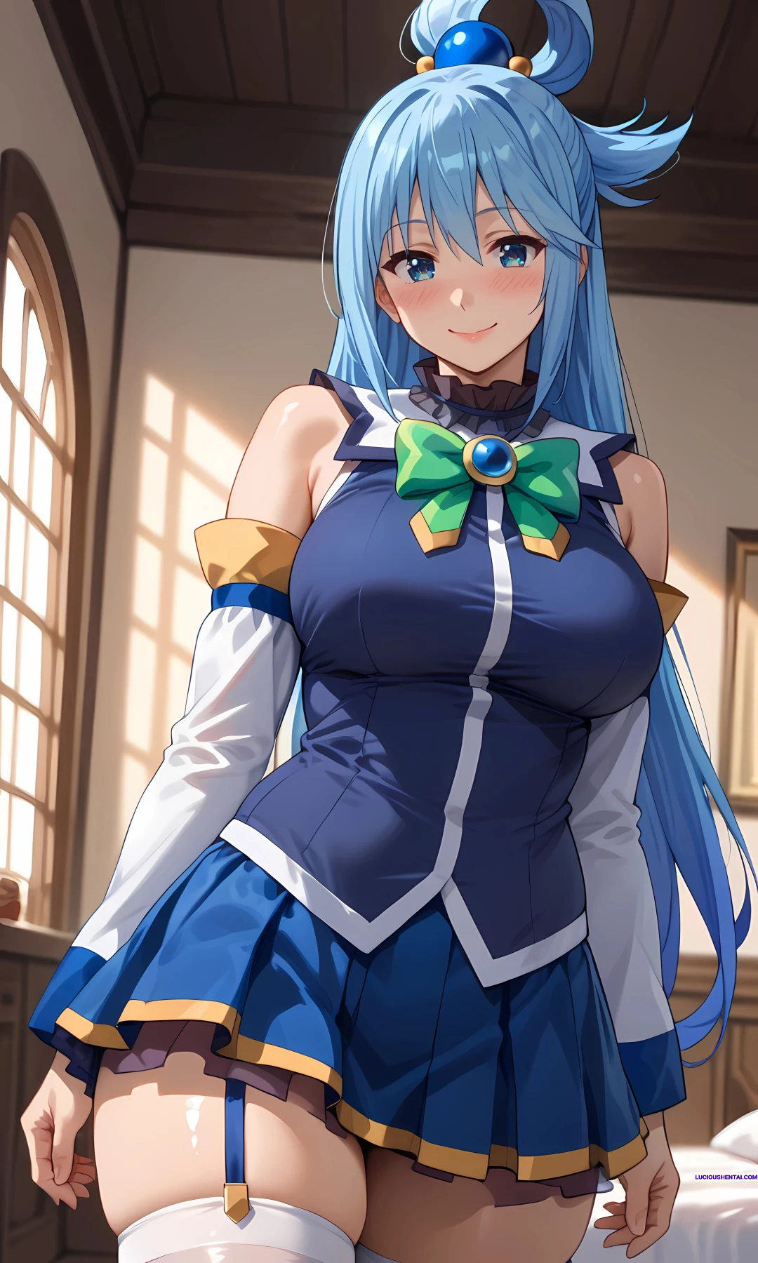 Aqua Goddess Squirts Wildly in Konosuba XXX by Yukino