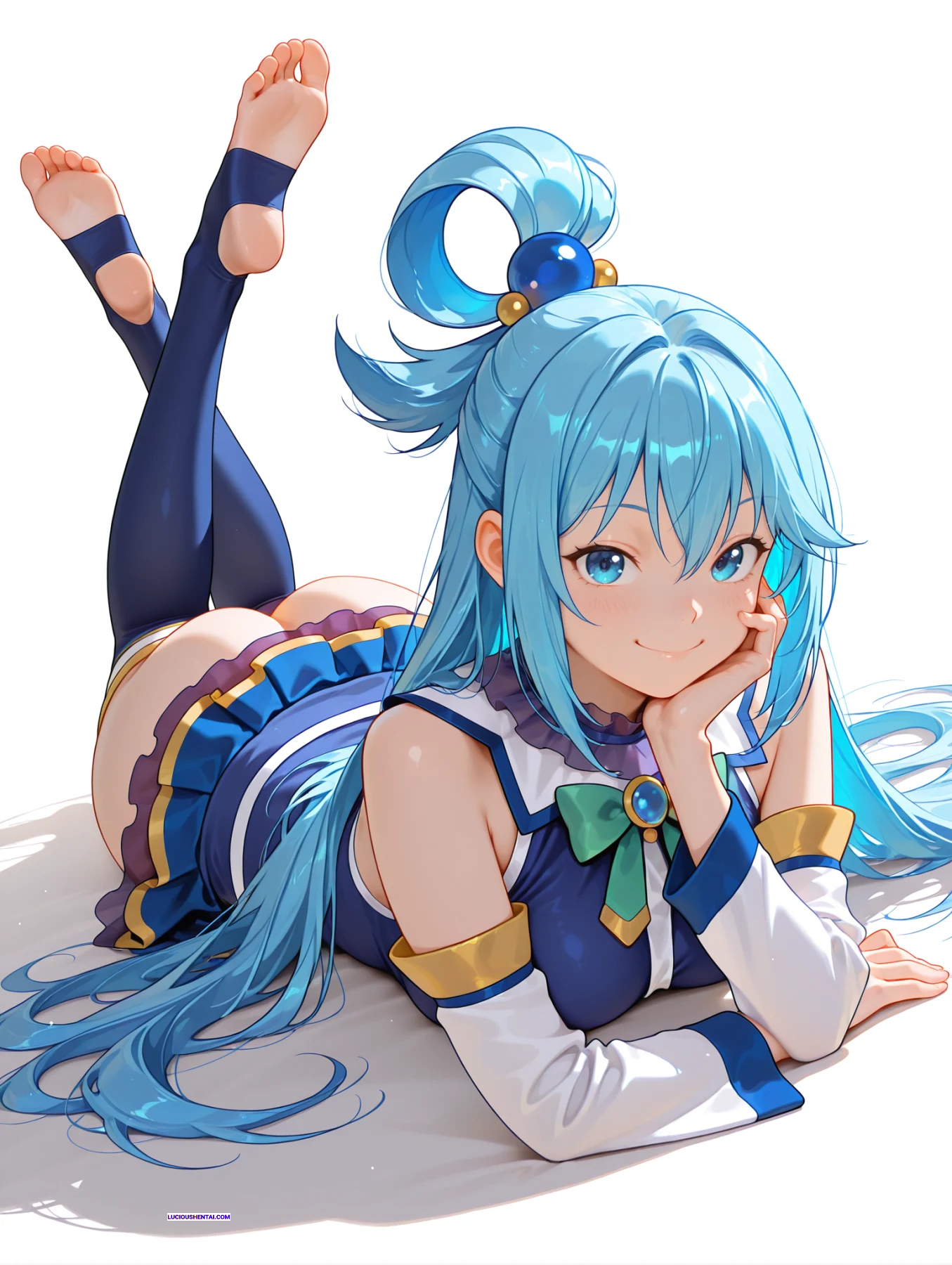 Aqua Begs for Creampie in Konosuba Hentai Orgy