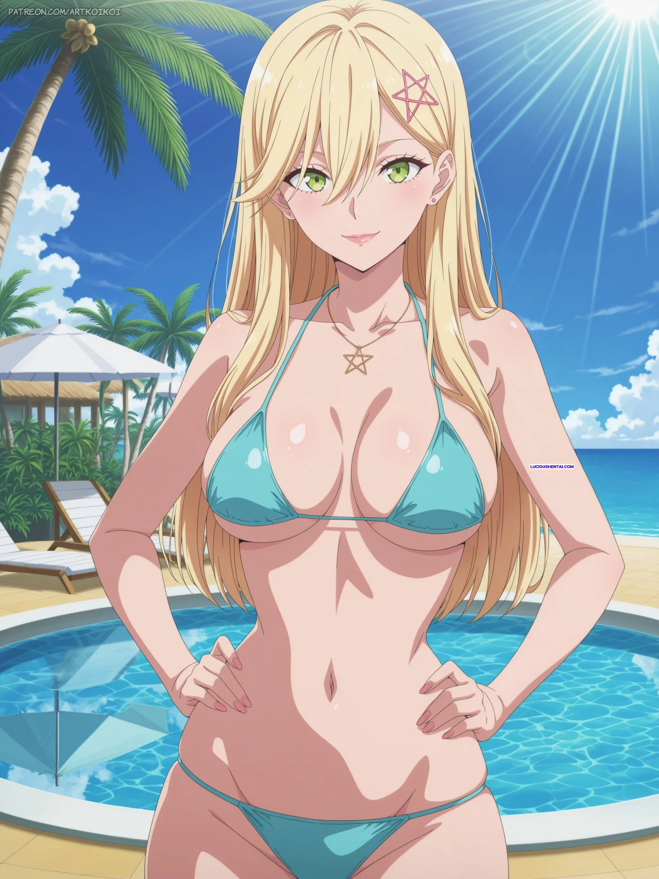 Steamy Aria Kisaki in 2.5 Dimensional Seduction Sex