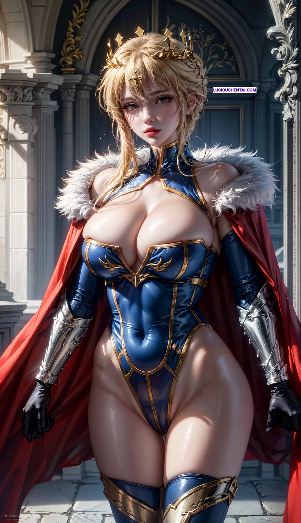 Busty Artoria Lancer Hard Fucked in 2K by RaidenMikasa