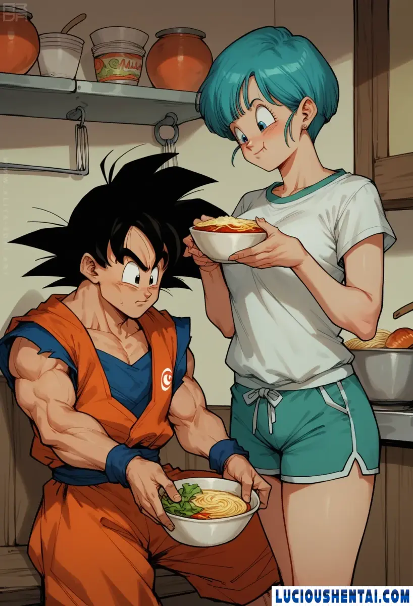 Cosmic Dinner Date with Bulma and Goku's Charm