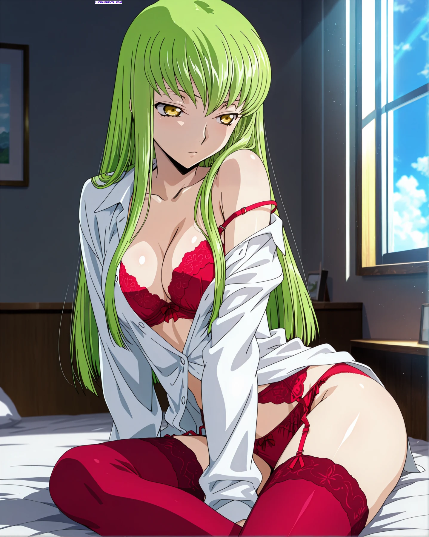 C.C. from Code Geass Gets Creampied by Kinzuia_chan