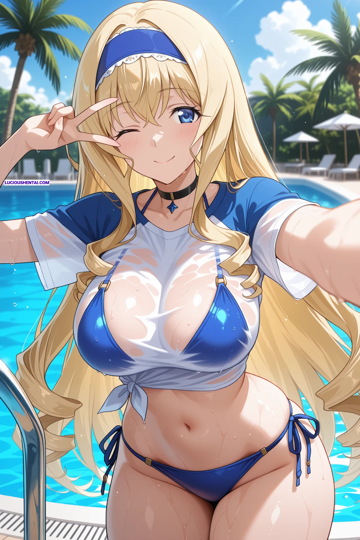 Hot Cecilia Alcott Bikini Infinite Stratos Sex by Vlen
