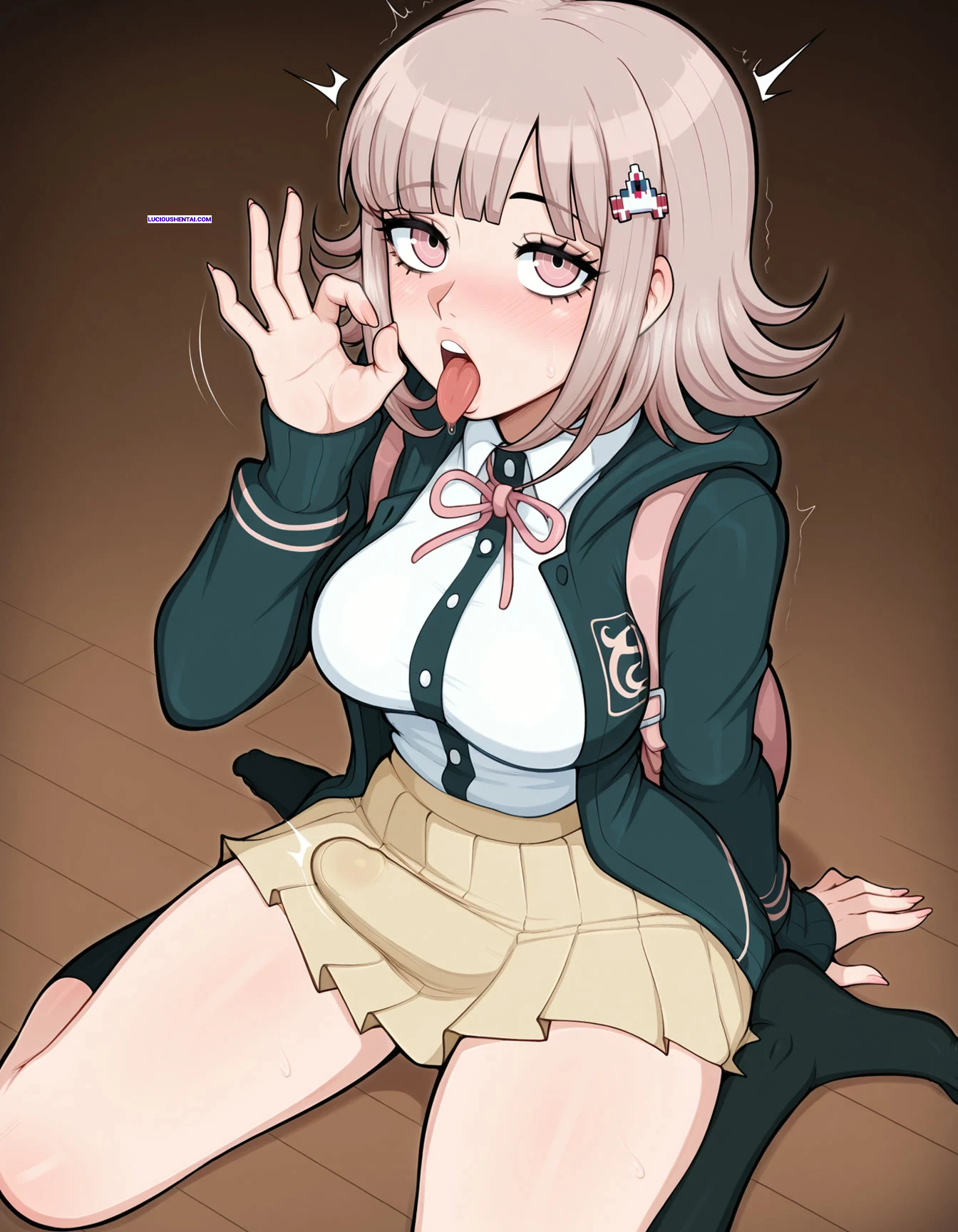 Chiaki Nanami Begs for Danganronpa Creampie by Foxenpai