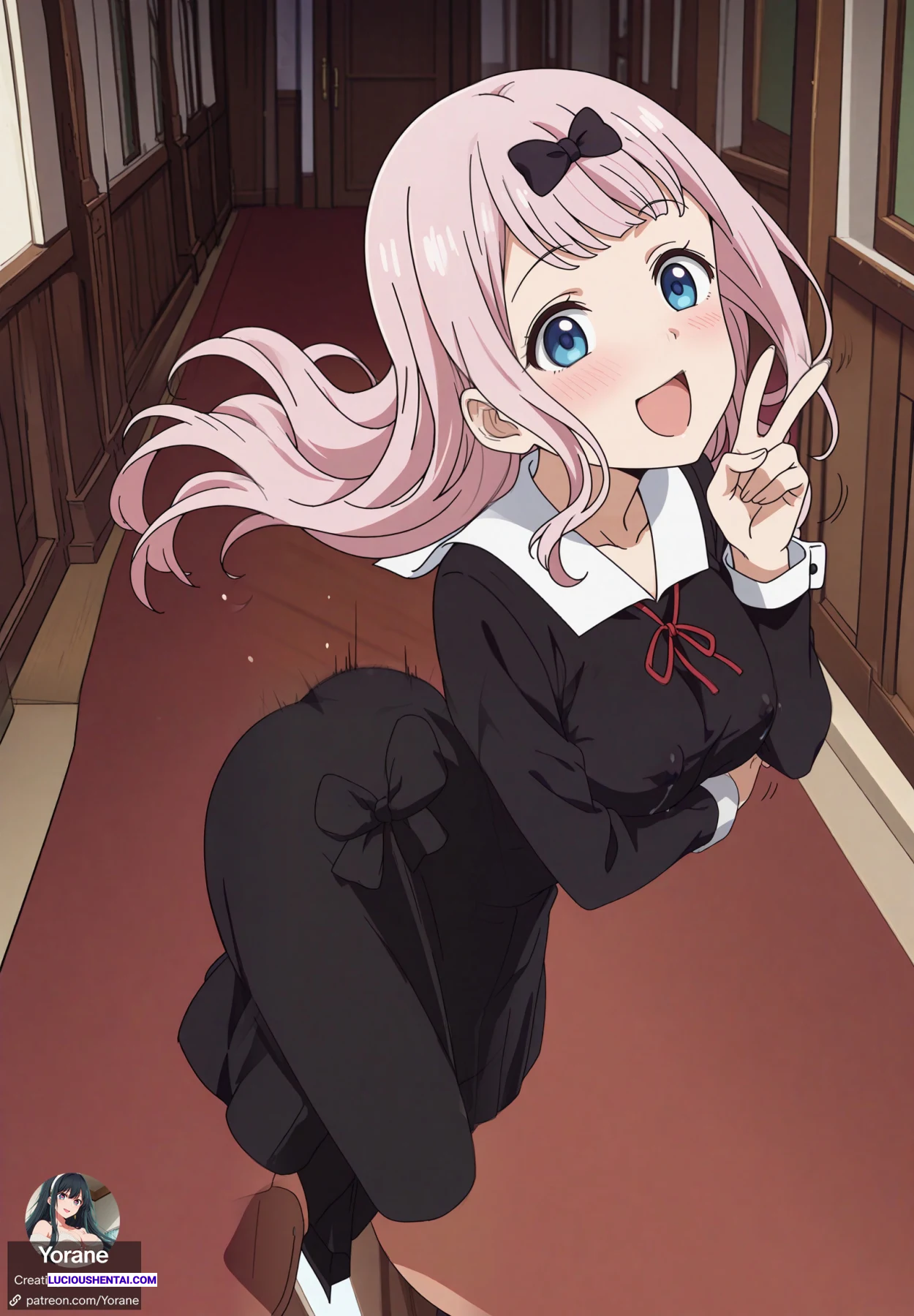 Explosive Chika Fujiwara Kaguya-sama Sex by Yorane