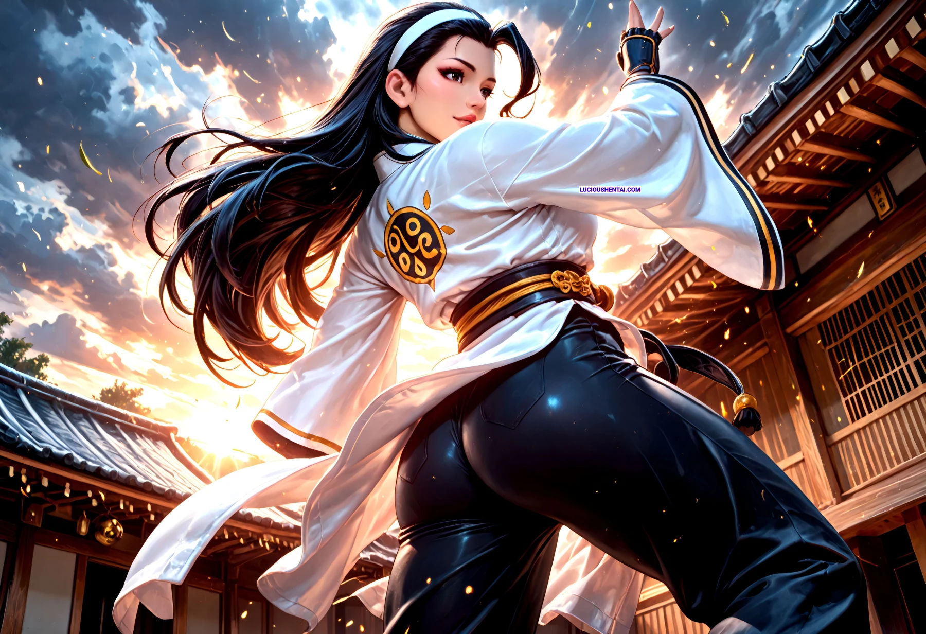 Chizuru Kagura's Sweaty and Dangerous Sex by Allure