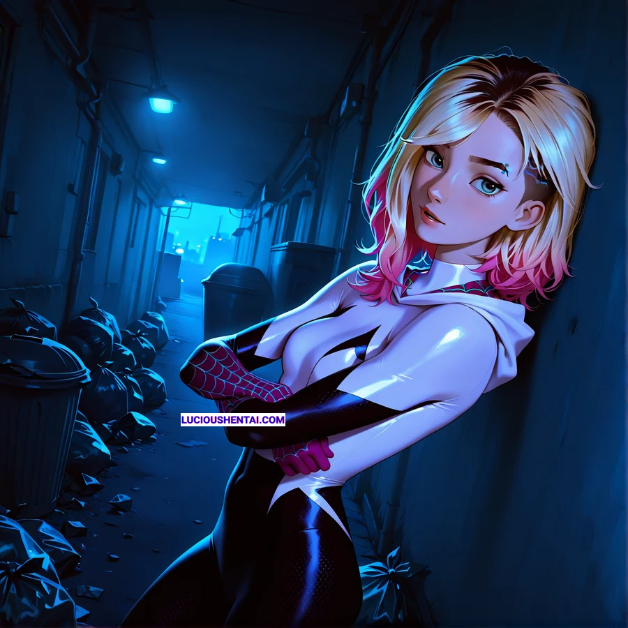 Spider Gwen Begs for More in Hammiais Sex Commission