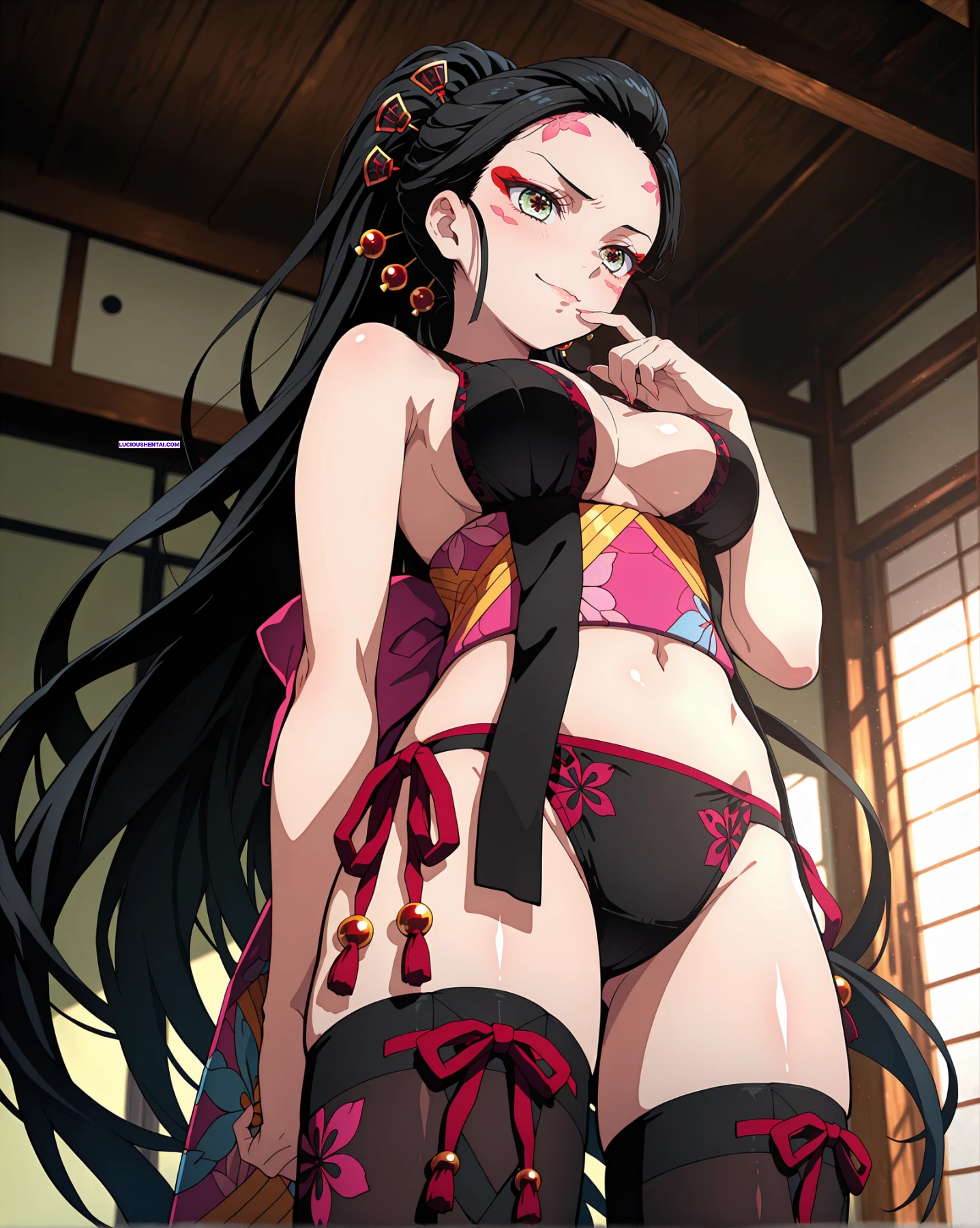 Daki from Demon Slayer's Hot Wet Sex by Kinzuia Chan