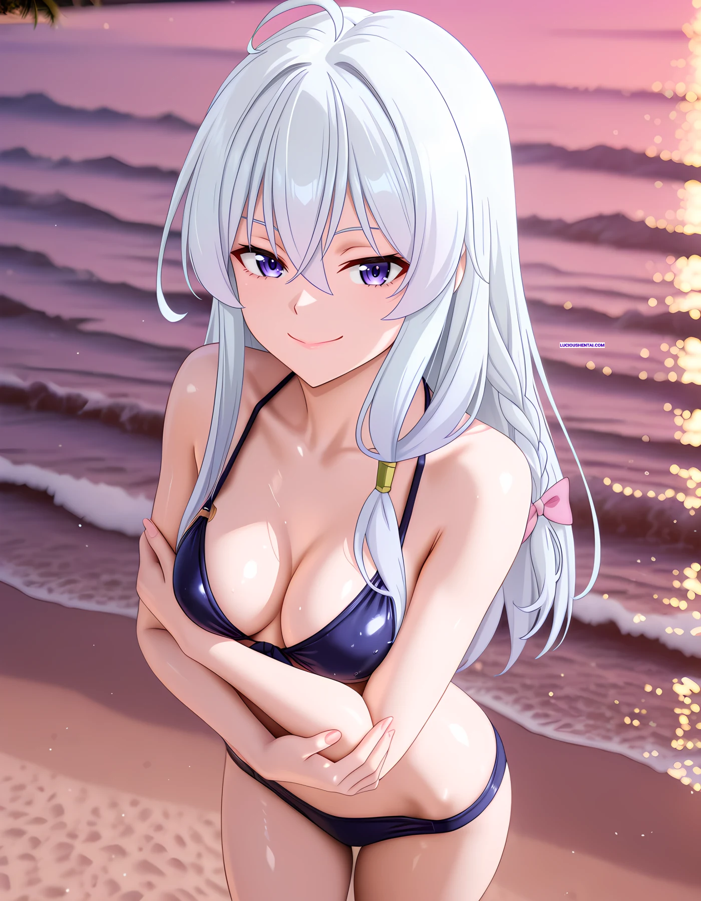 Lewd Elaina Wandering Witch Swim Suit Sex by Shiro Dola