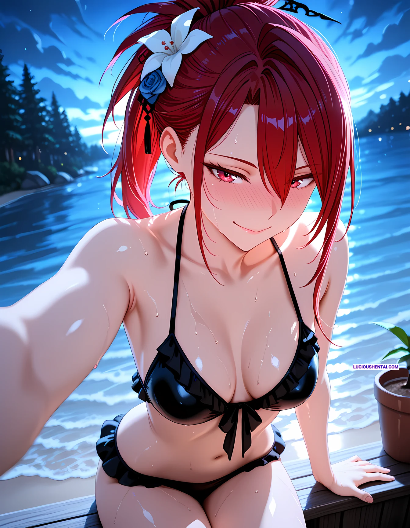 Elizabeth Rose Bloodflame Black Bikini Sex Shiro Dola