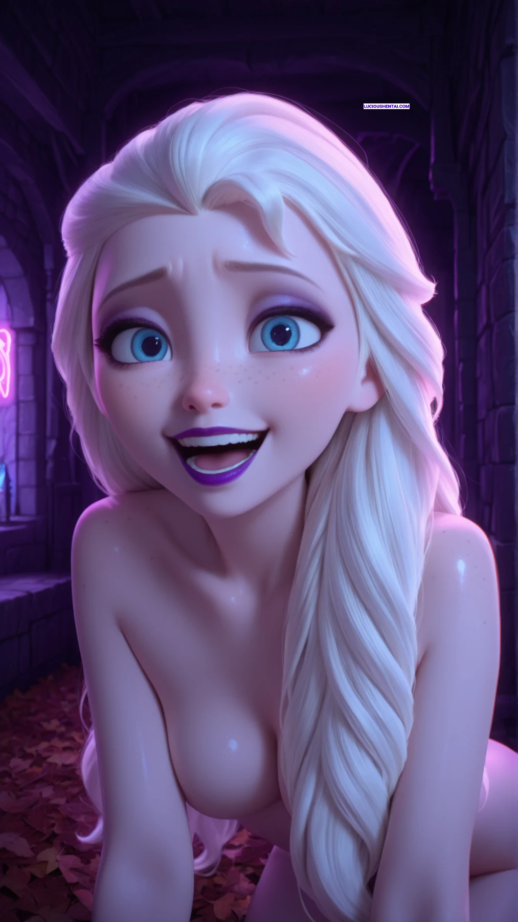 Horny Elsa Sucks in Frozen Halloween NSFW Sex Pack #2
