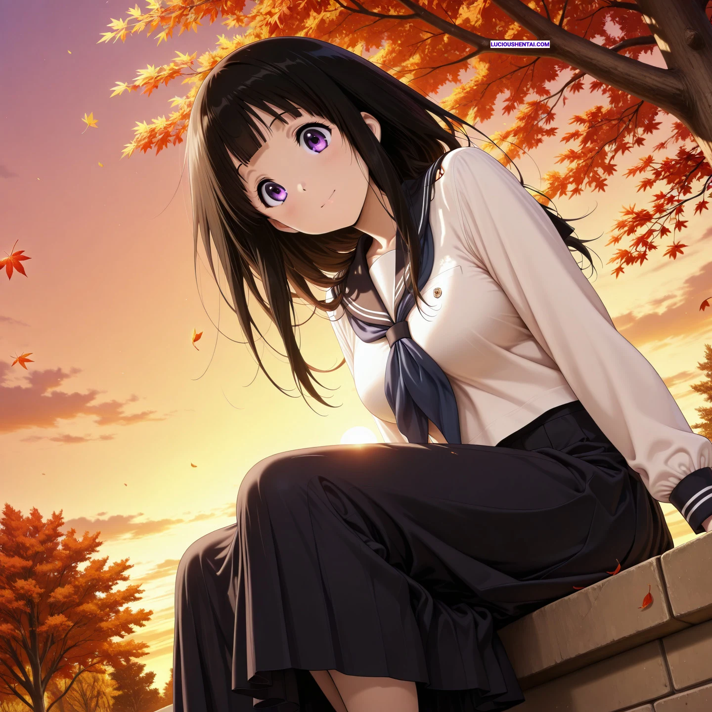 Eru Chitanda Gets Ravished in Wild Hentai Sex by GoodAI
