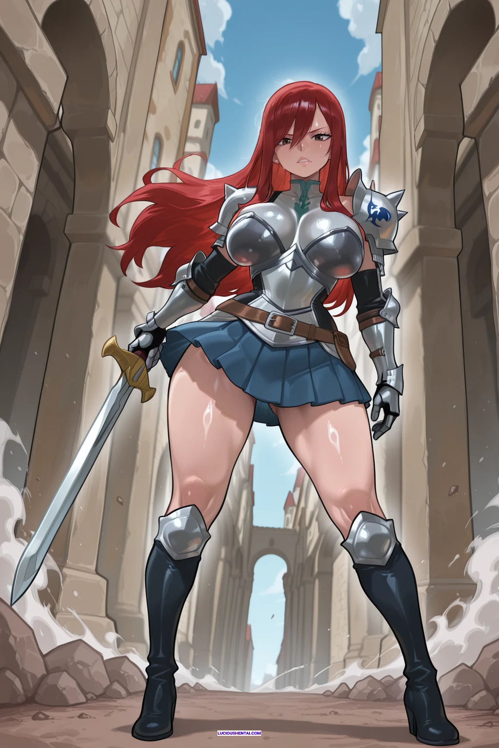 Erza Scarlet Gets Fucked Hard in Fairy Tail by Hannya