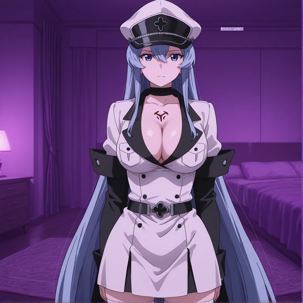Watch Esdeath エスデス Get Ravaged in Wild Sex by IWD AI