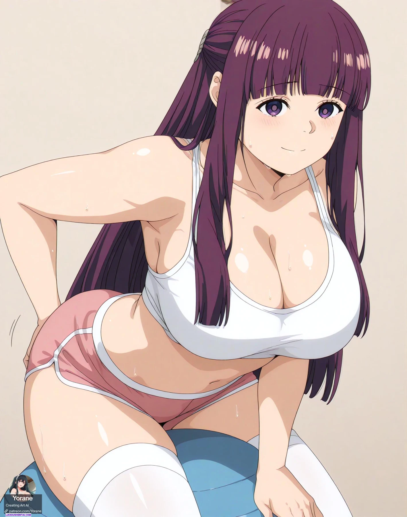 Fern Seduces Frieren for Explosive Hentai Sex by Yorane