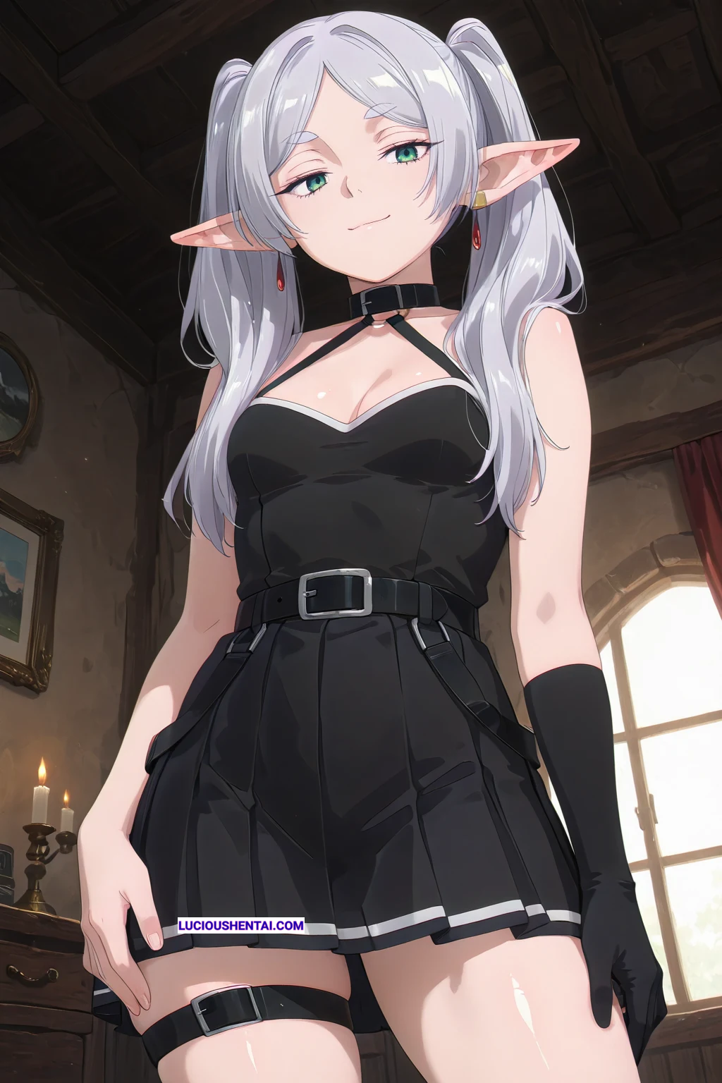 Frieren Squirts Wild in Amanes Hentai Ecstasy