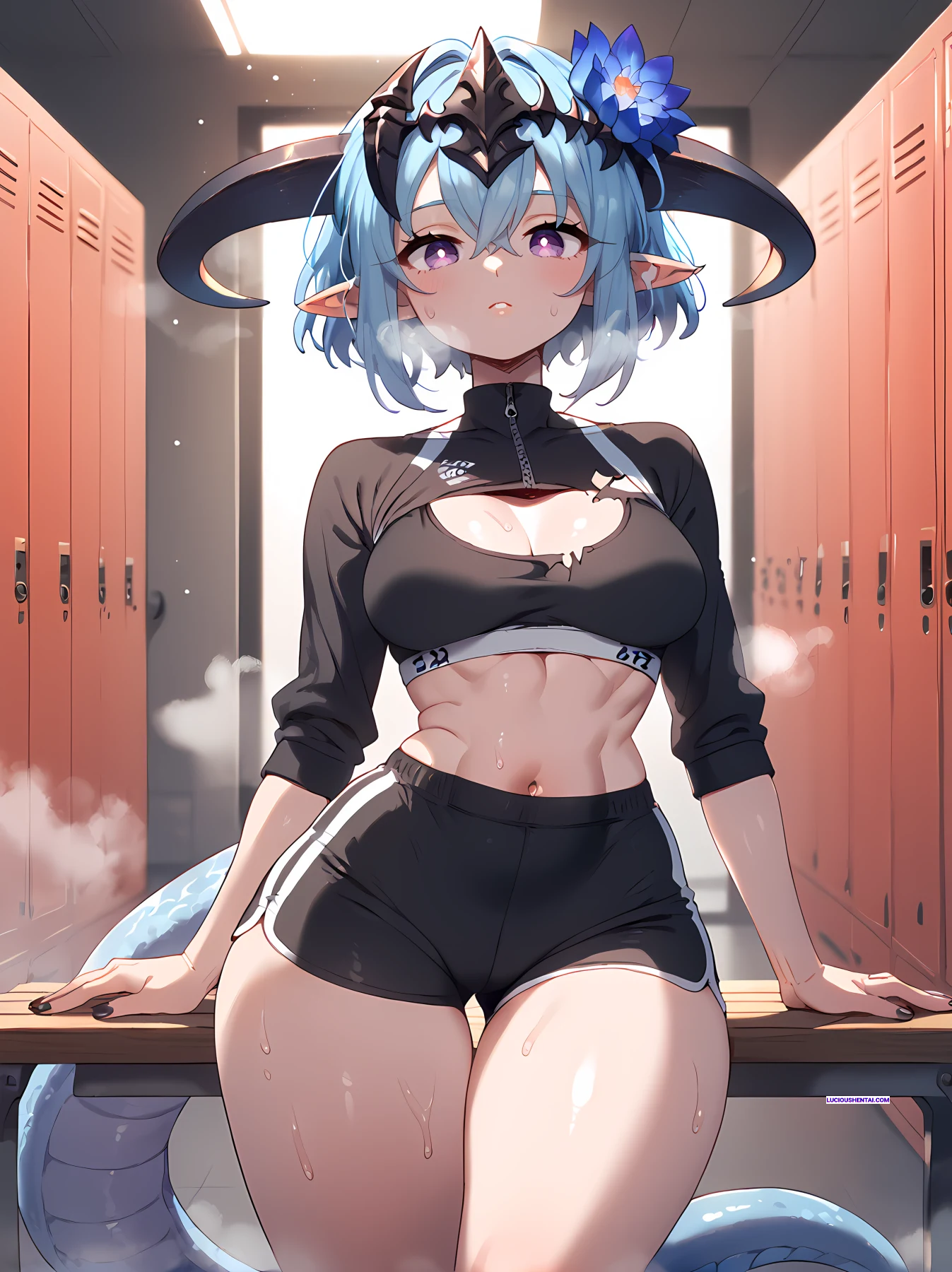 Filene Gets Pounded in the Gym During Her Hot Workout