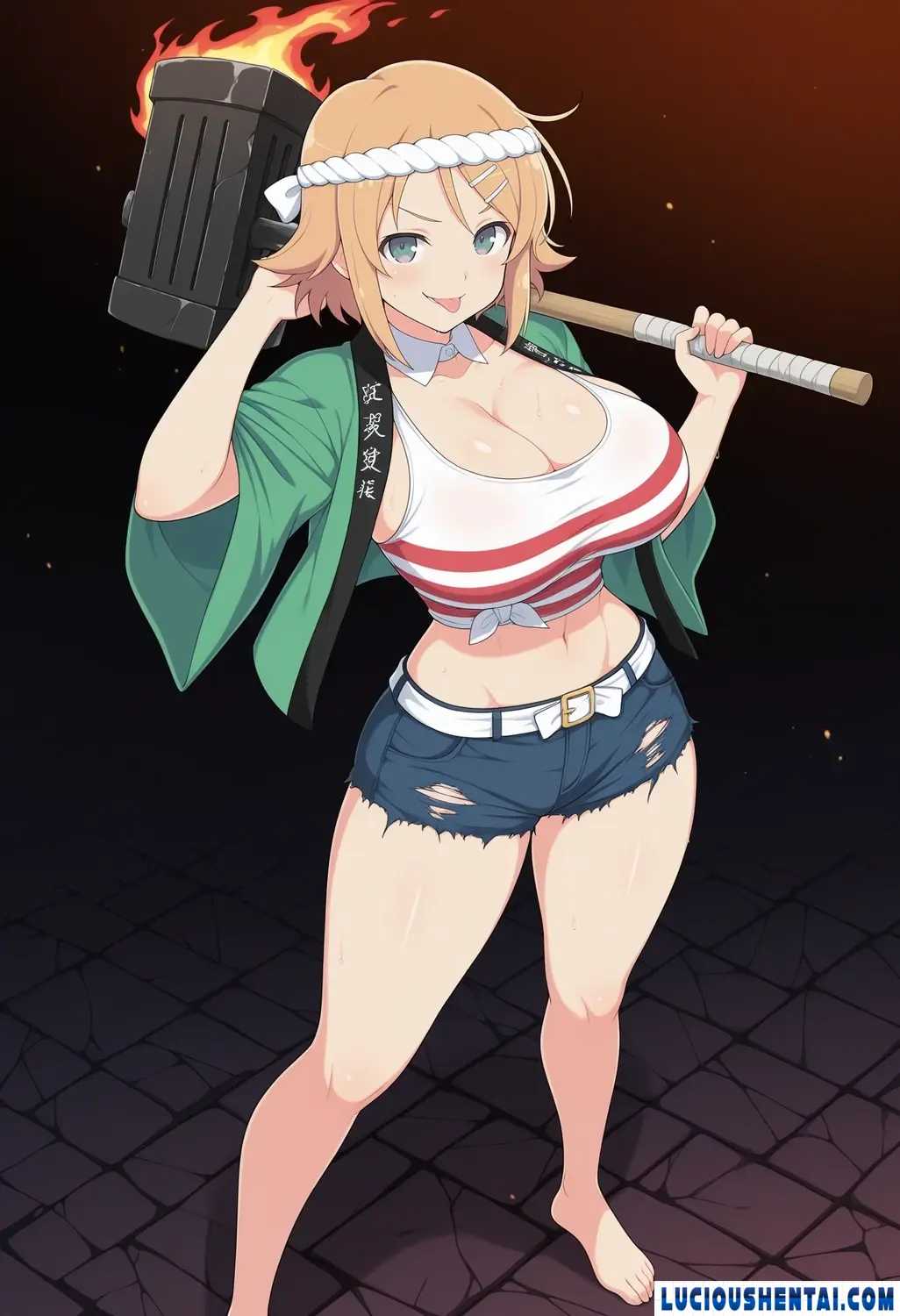 Explosive Hanabi Passion Senran Kagura Seduction