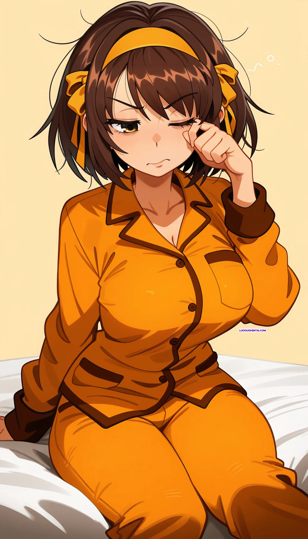 Haruhi Suzumiya Fucked Wild in ElectroWorld Orgy