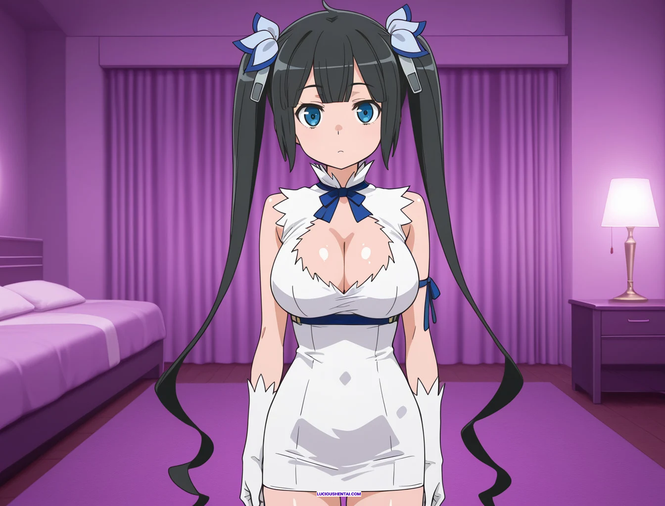 Busty Goddess Hestia ヘスティア Begs for Rough Sex by IWD AI