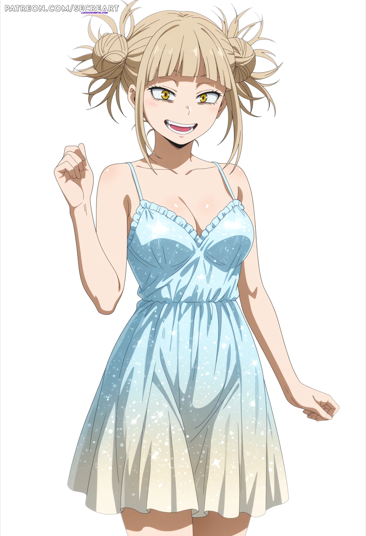 Himiko Toga Drains Cum in My Hero Academia Orgy by SecreArt