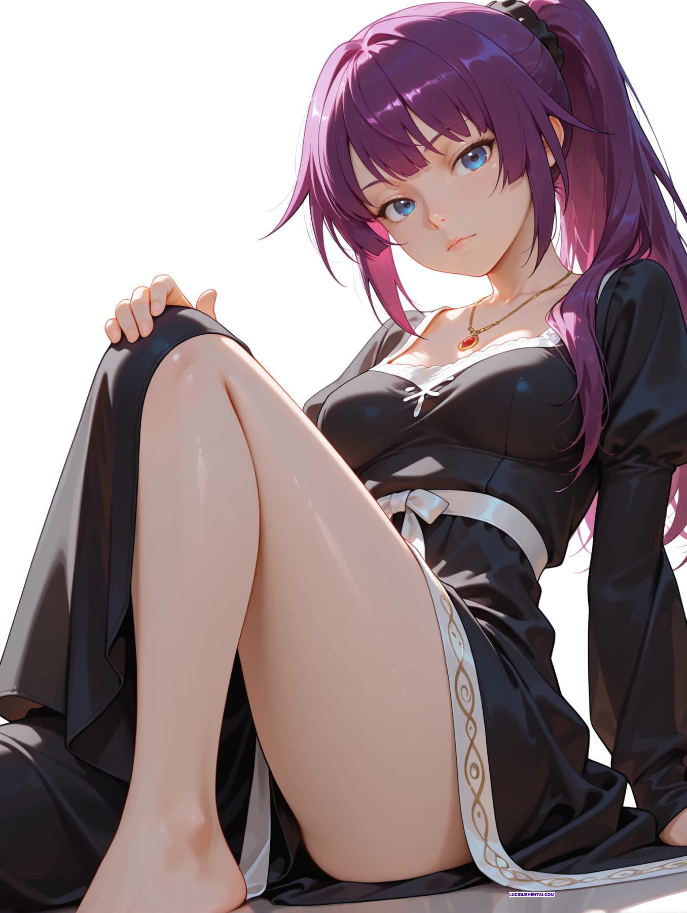 Hot Hitagi Senjougahara Sex in Bakemonogatari by Malth