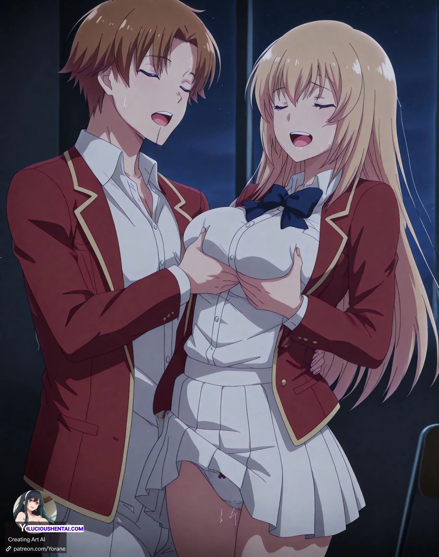 Honami Ichinose's Explosive Sex in Classroom of the Elite