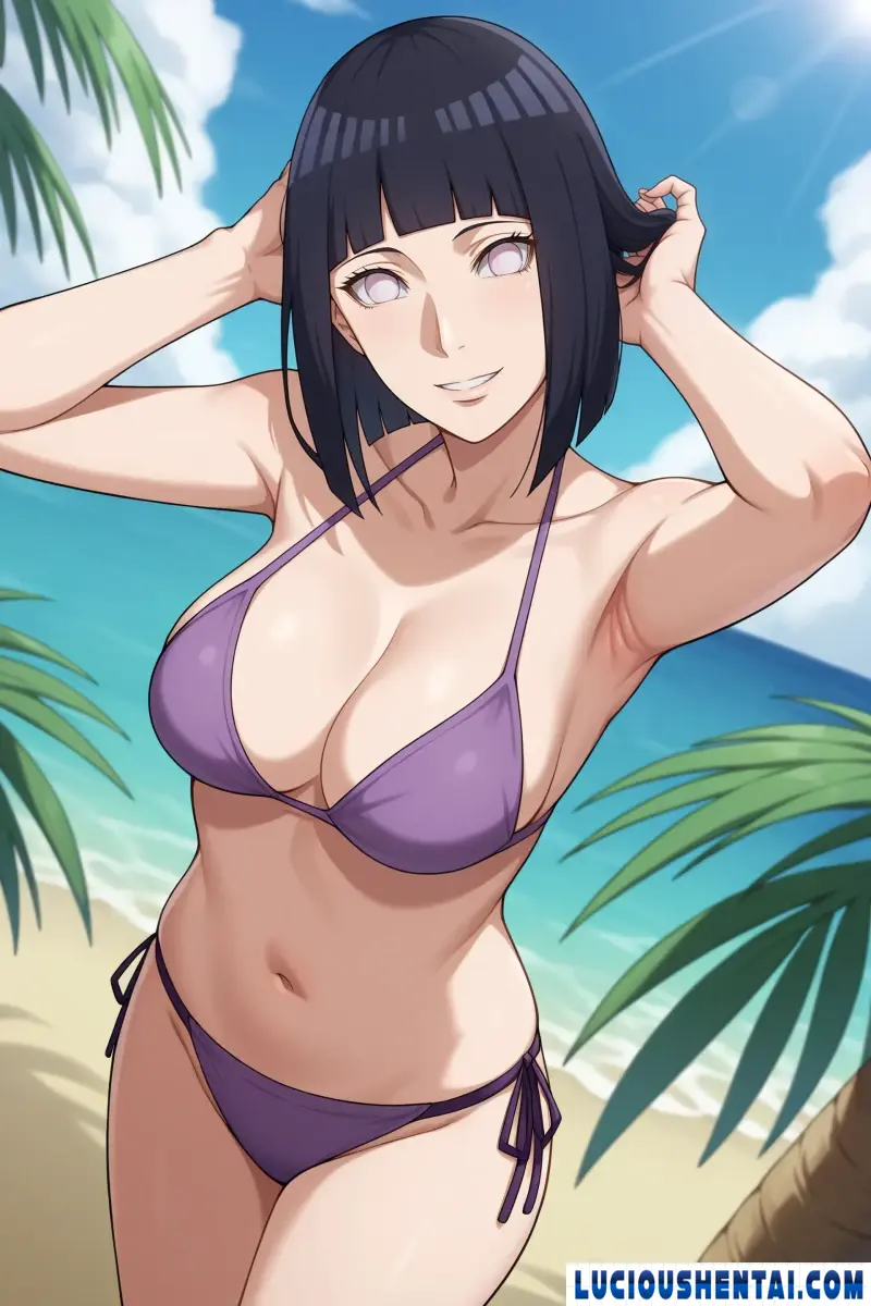 Hinata's Beach Adventure with Naruto Under the Sun