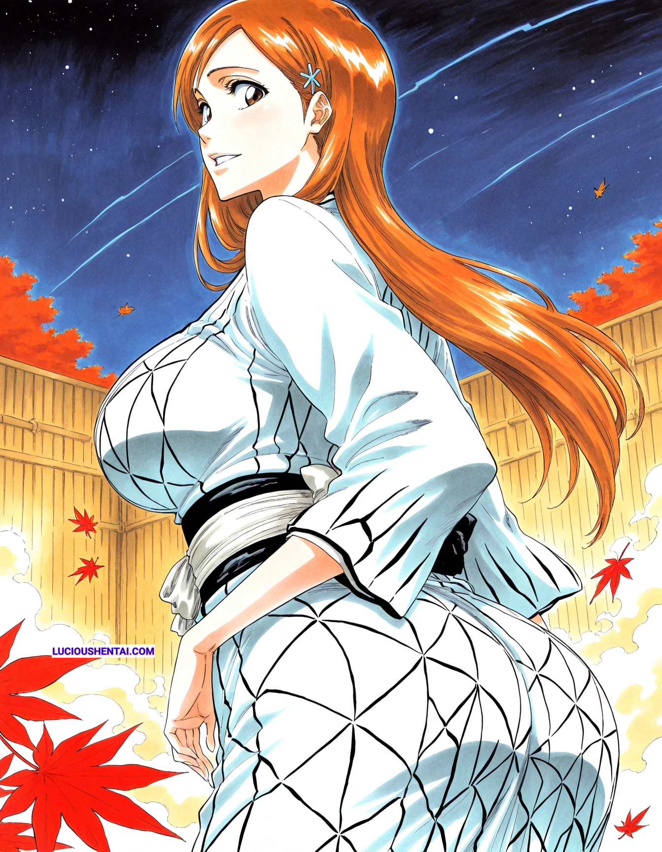Inoue Orihime Fucked Hard in BLEACH Hentai by Tarte