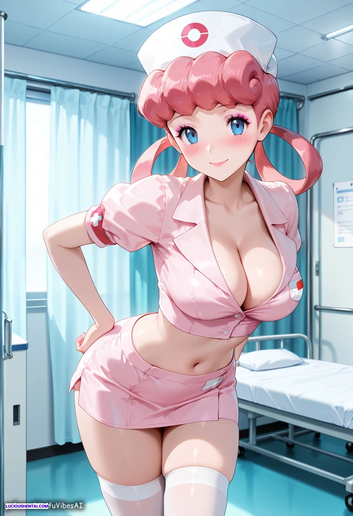 Busty Nurse Joy Gets Fucked Hard in Pokemon Hentai