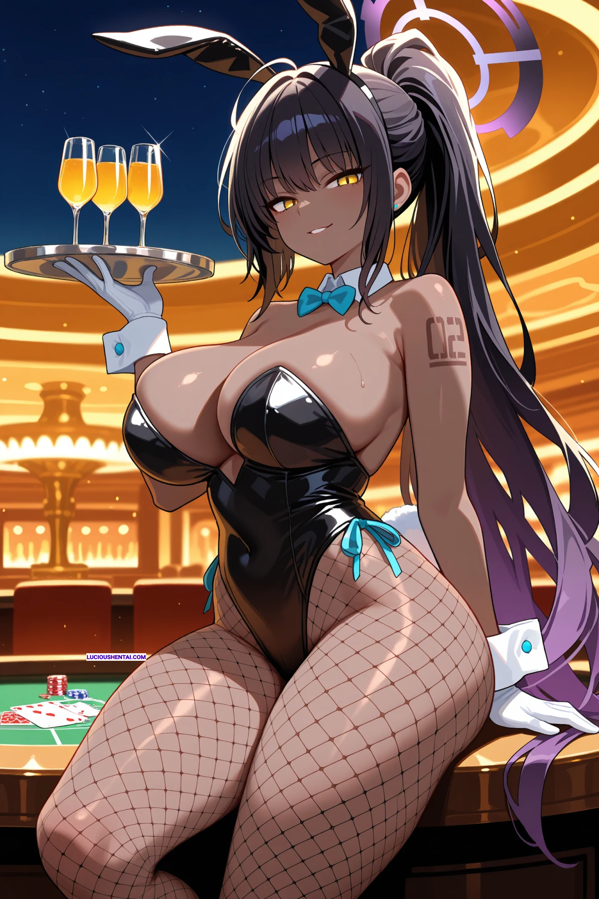 Kakudate Karin Bounces Wild in Bunny Suit Blue Archive Sex