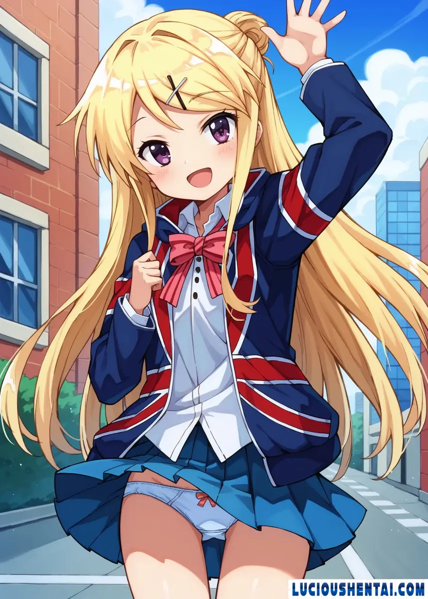 Karen's Playful Panties Adventure in Kinmoza!