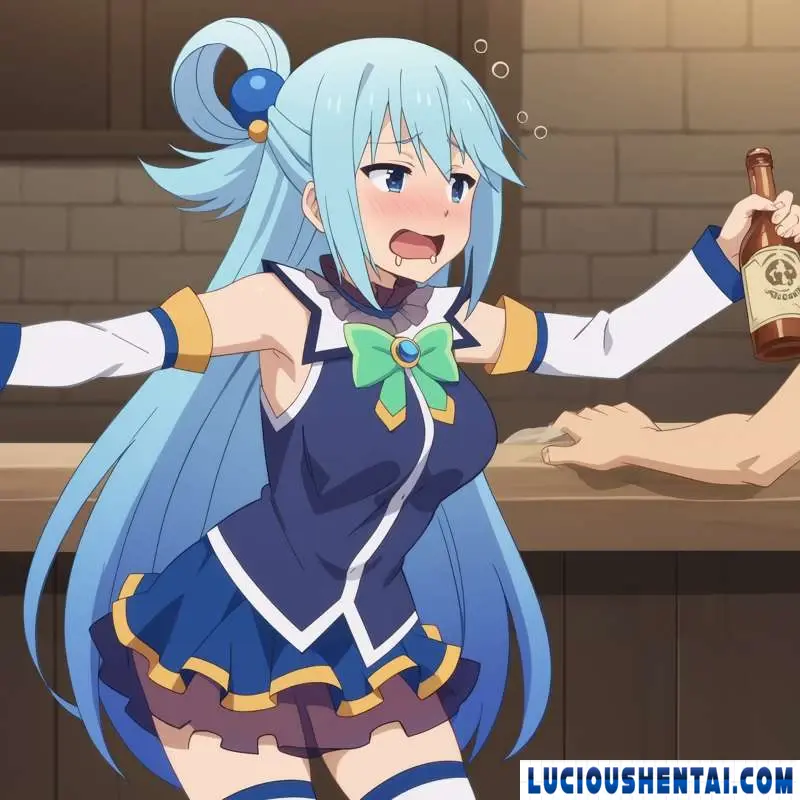 Kazuma’s Adventurous Night with Tipsy Aqua