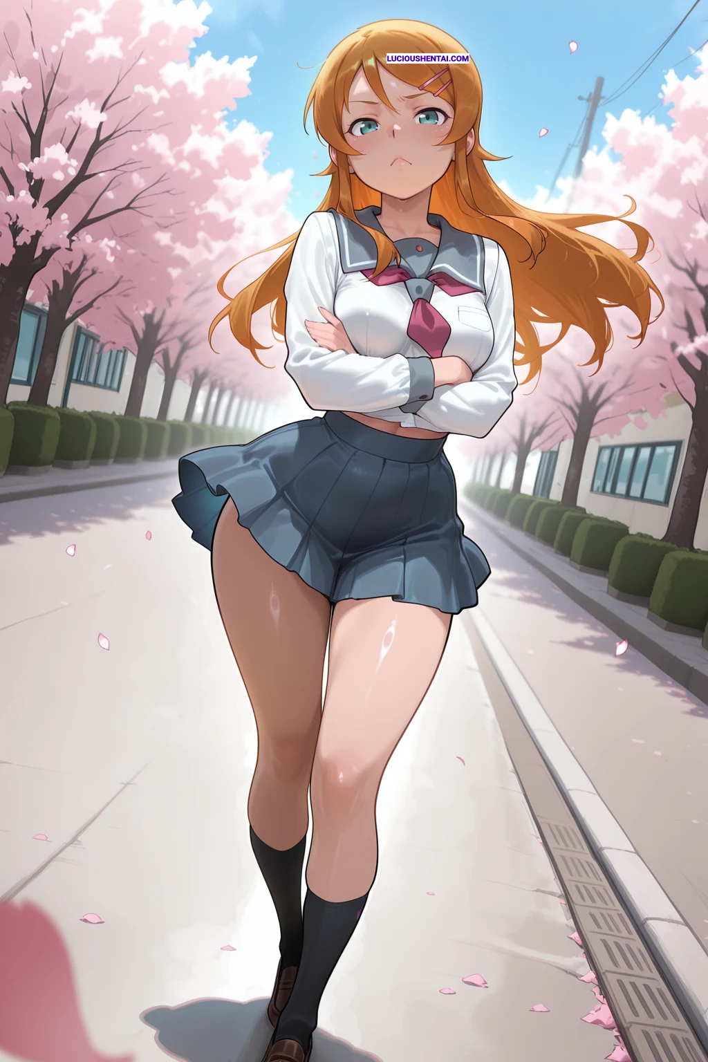 Kirino Kousakas Naughty Imouto Sex in Oreimo by Hannya