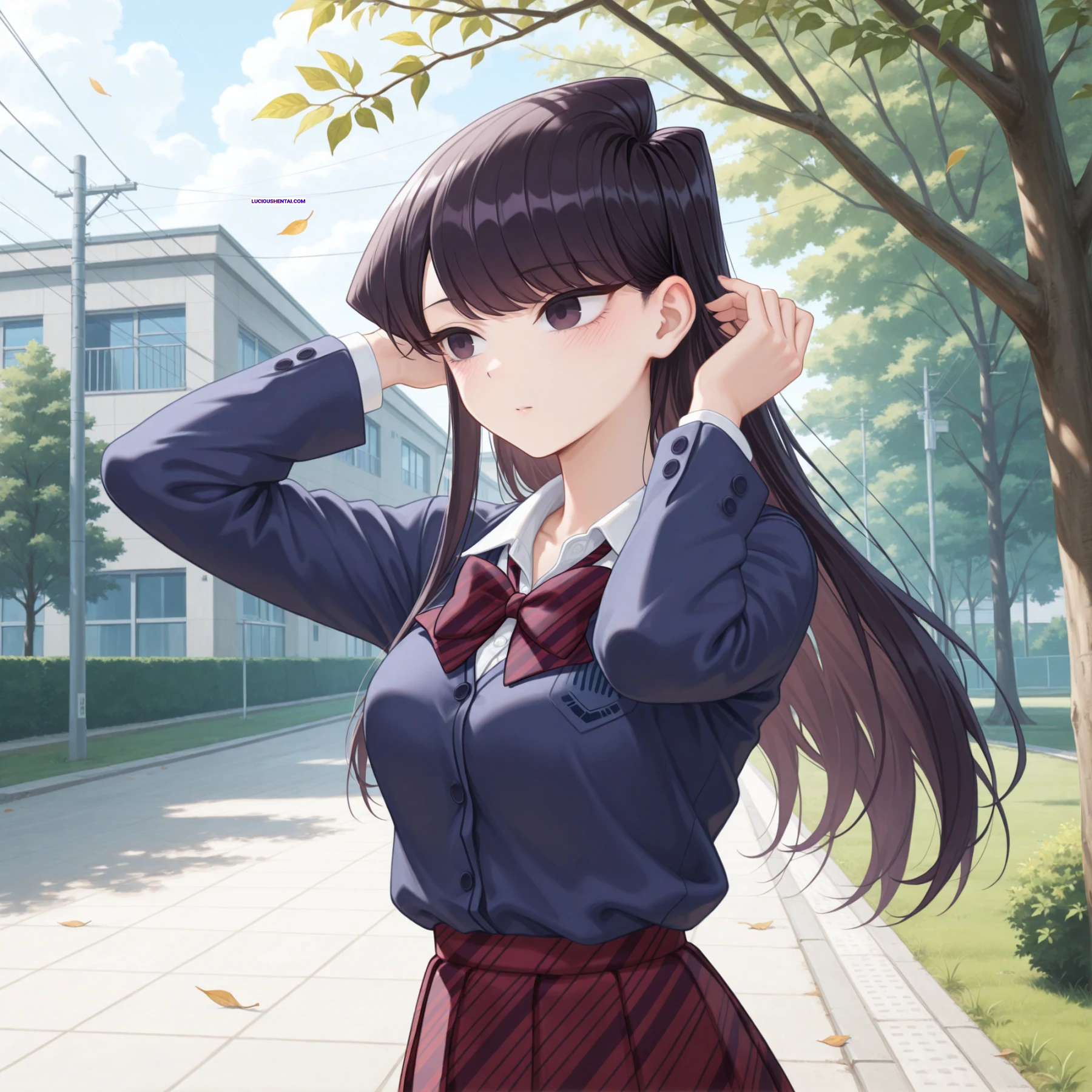 Komi Shouko’s Wild Third Sex Romp by RizzenWolf