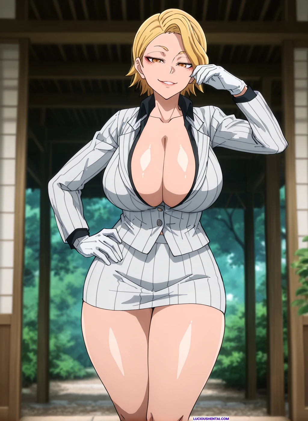 Kuina Sazanami Sexy Momotaro Suit Sex Part 1 by Bishop