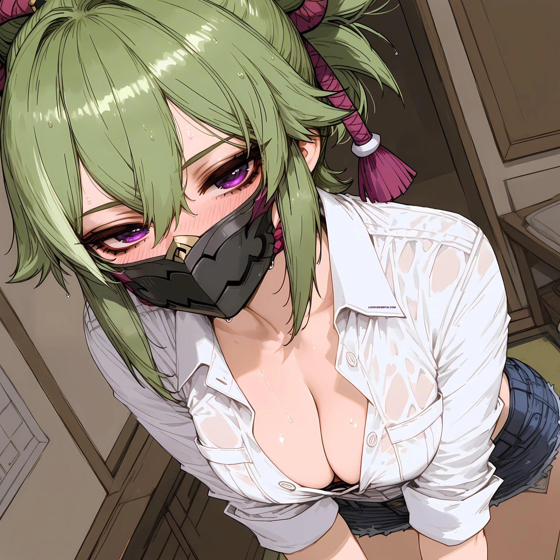 Kuki Shinobu Gets Pounded Hard In Steamy Sex By WaifuLover