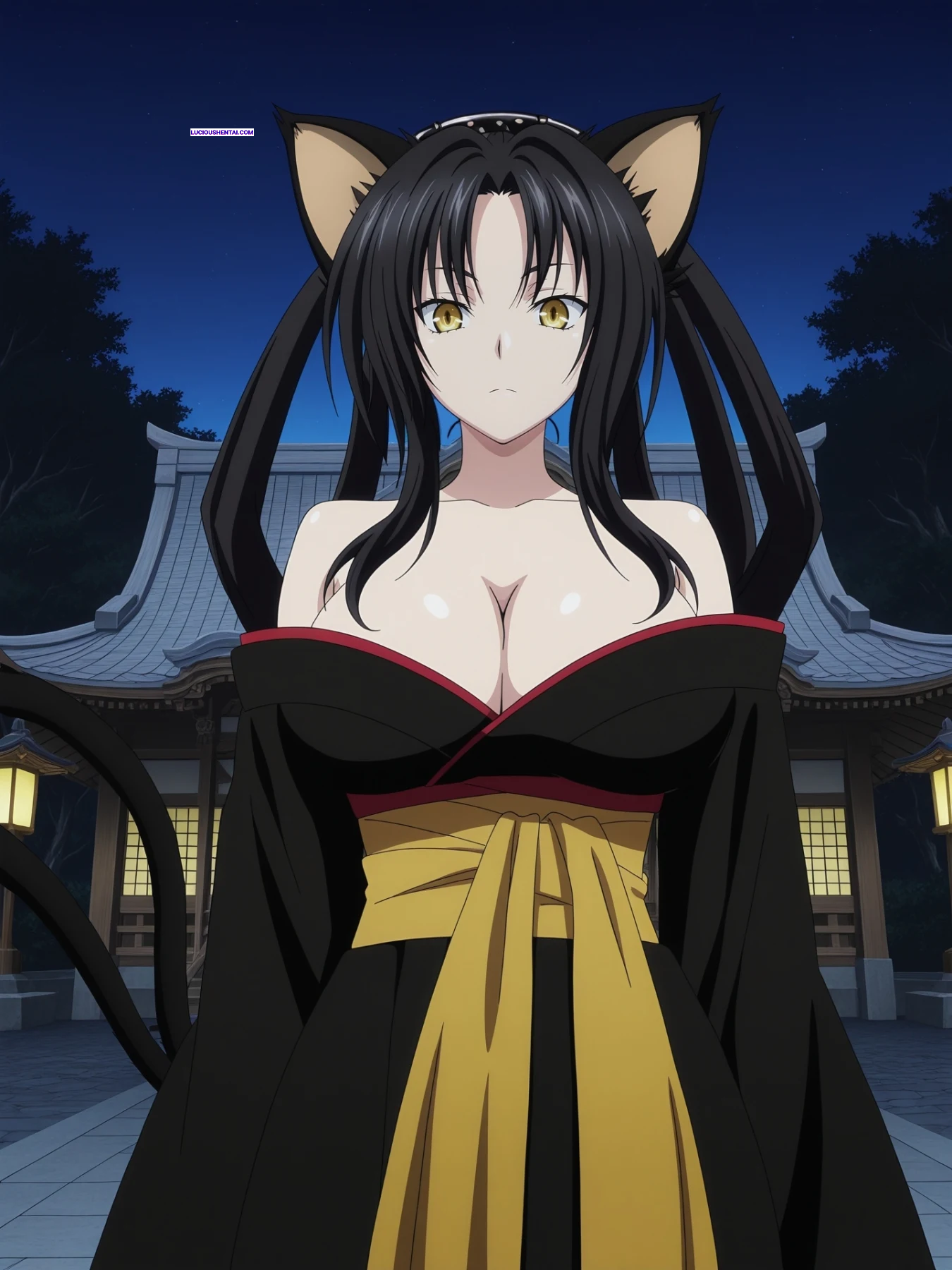 Kuroka Gets Brutally Pounded in Her First Wild Sex