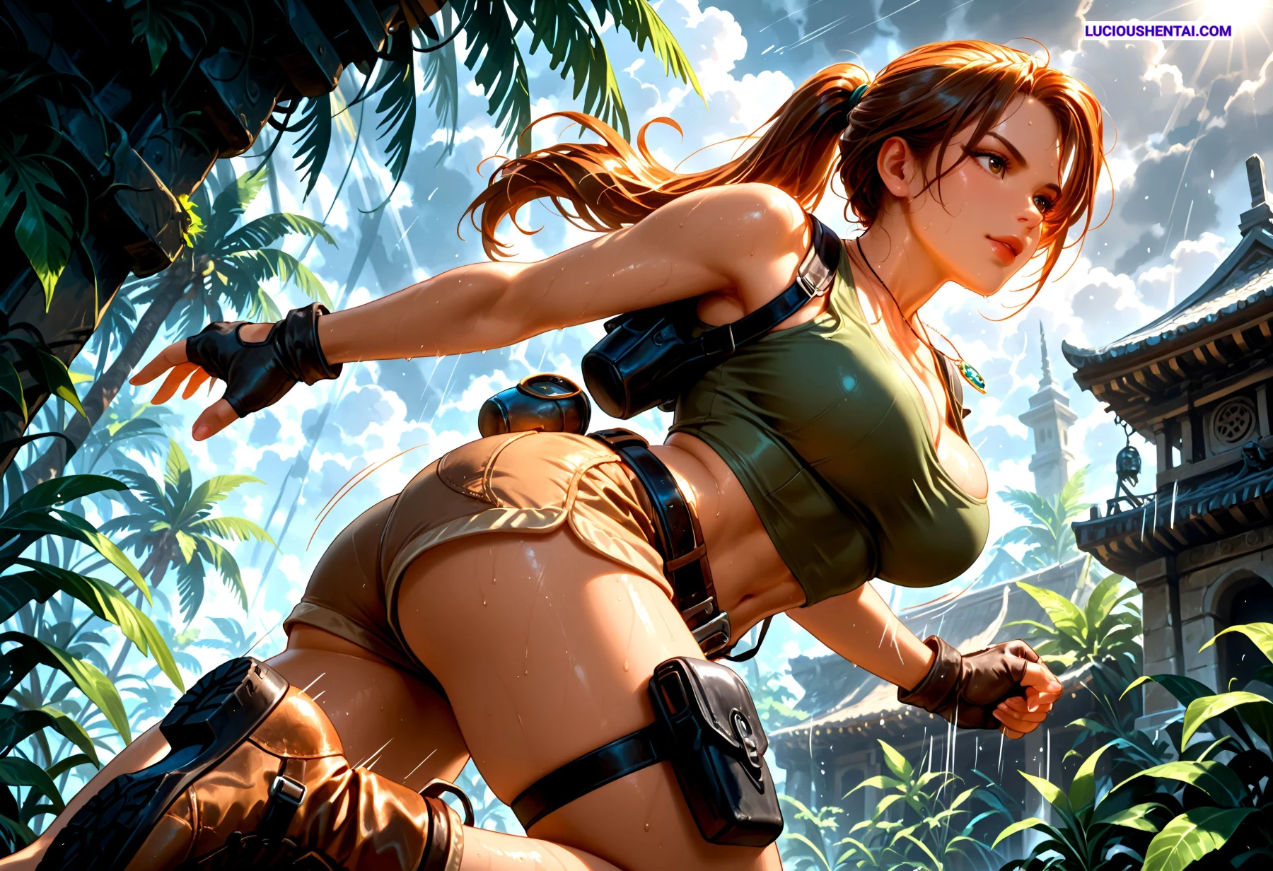 Lara Crofts Wild Jungle Fever Sex by Allure Diffusion