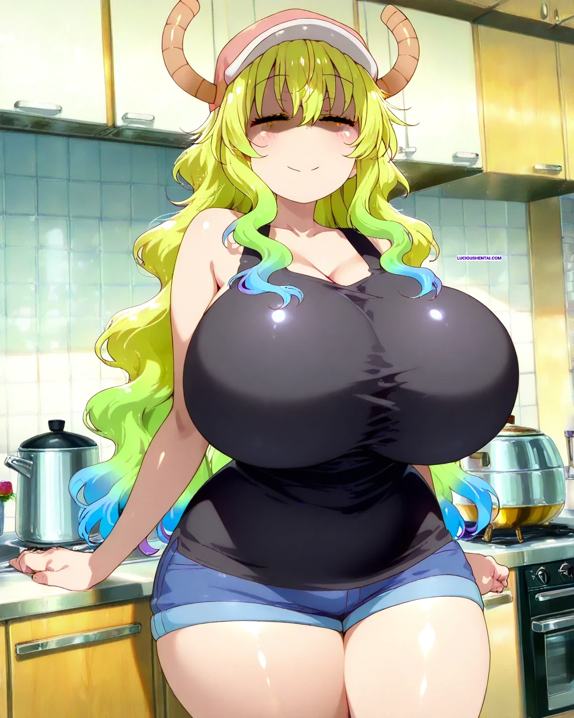 Busty Lucoa Quetzalcoatl Fucks in Dragon Maid Hentai