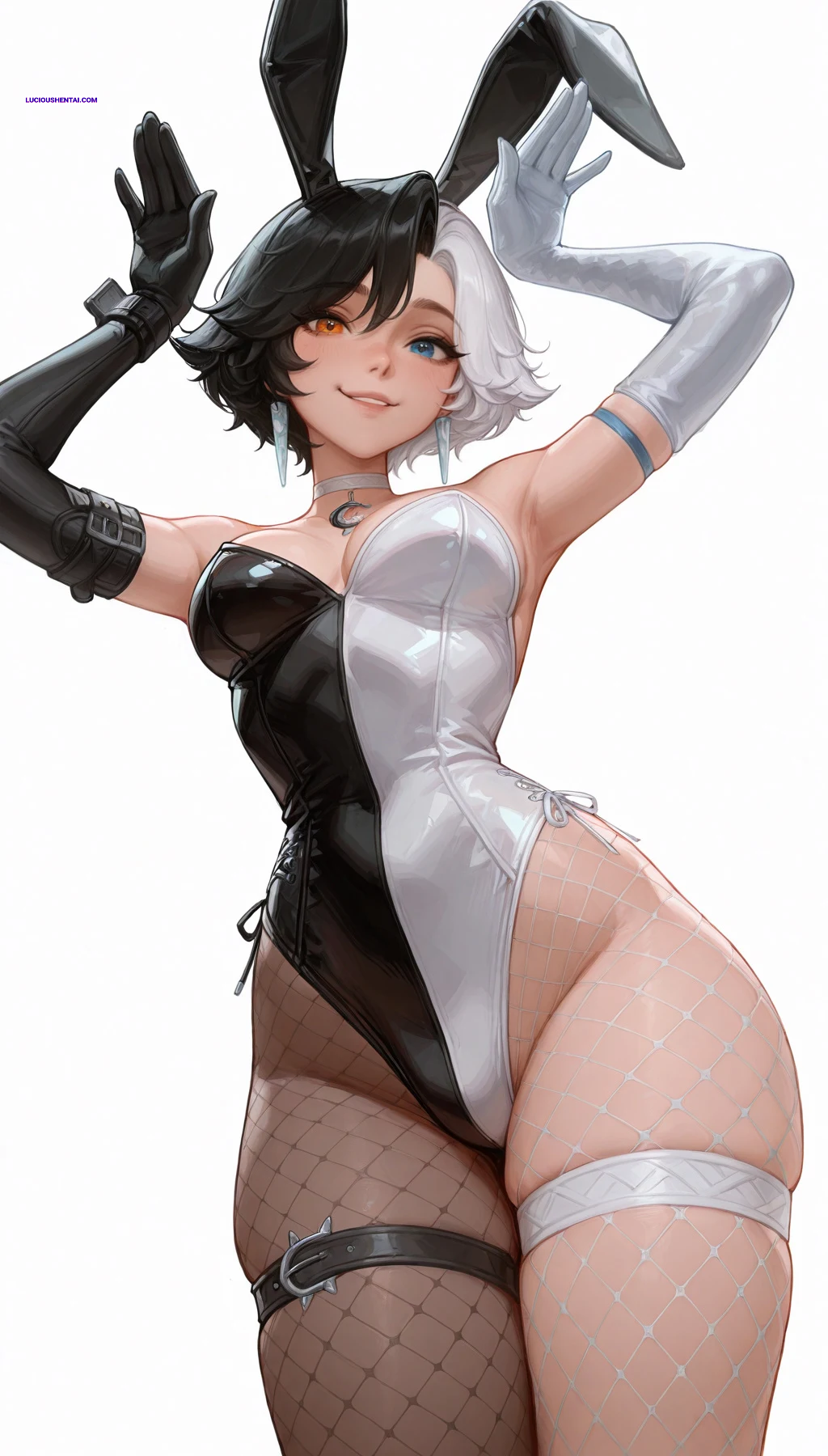Luna Snows Steamy Catgirl Bunnysuit Sex Romp