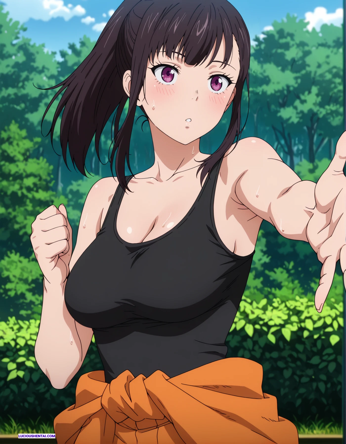 Maki Oze's Fiery Fire Force Hentai Parody Sex by Coug