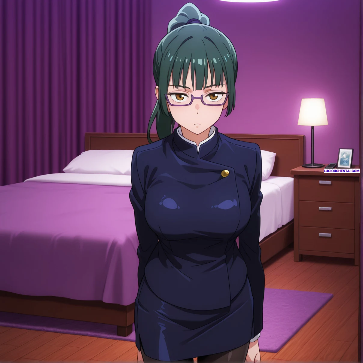 Maki Zenin Ravaged in Forbidden Hentai Sex by IWD AI