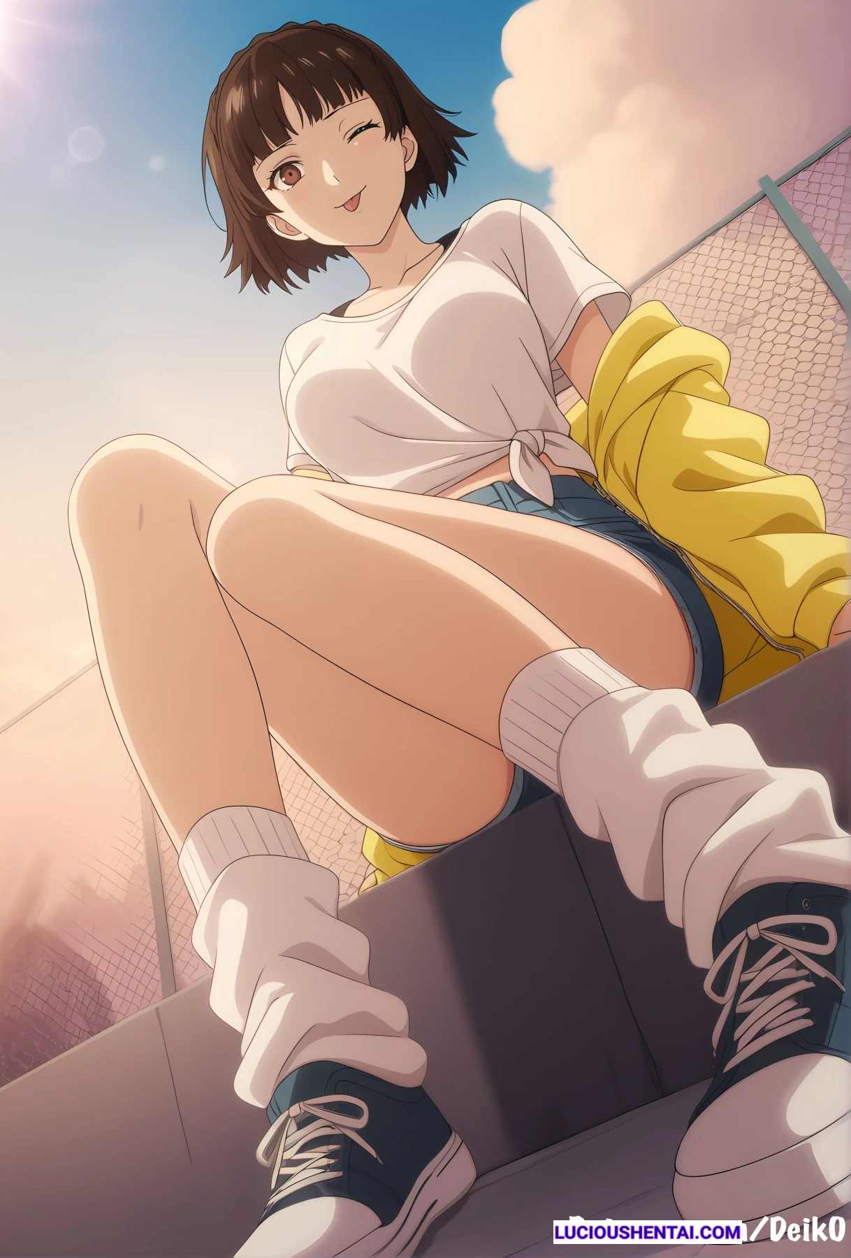 Makoto Niijima Craves Wild Persona 5 Sex by Deik0