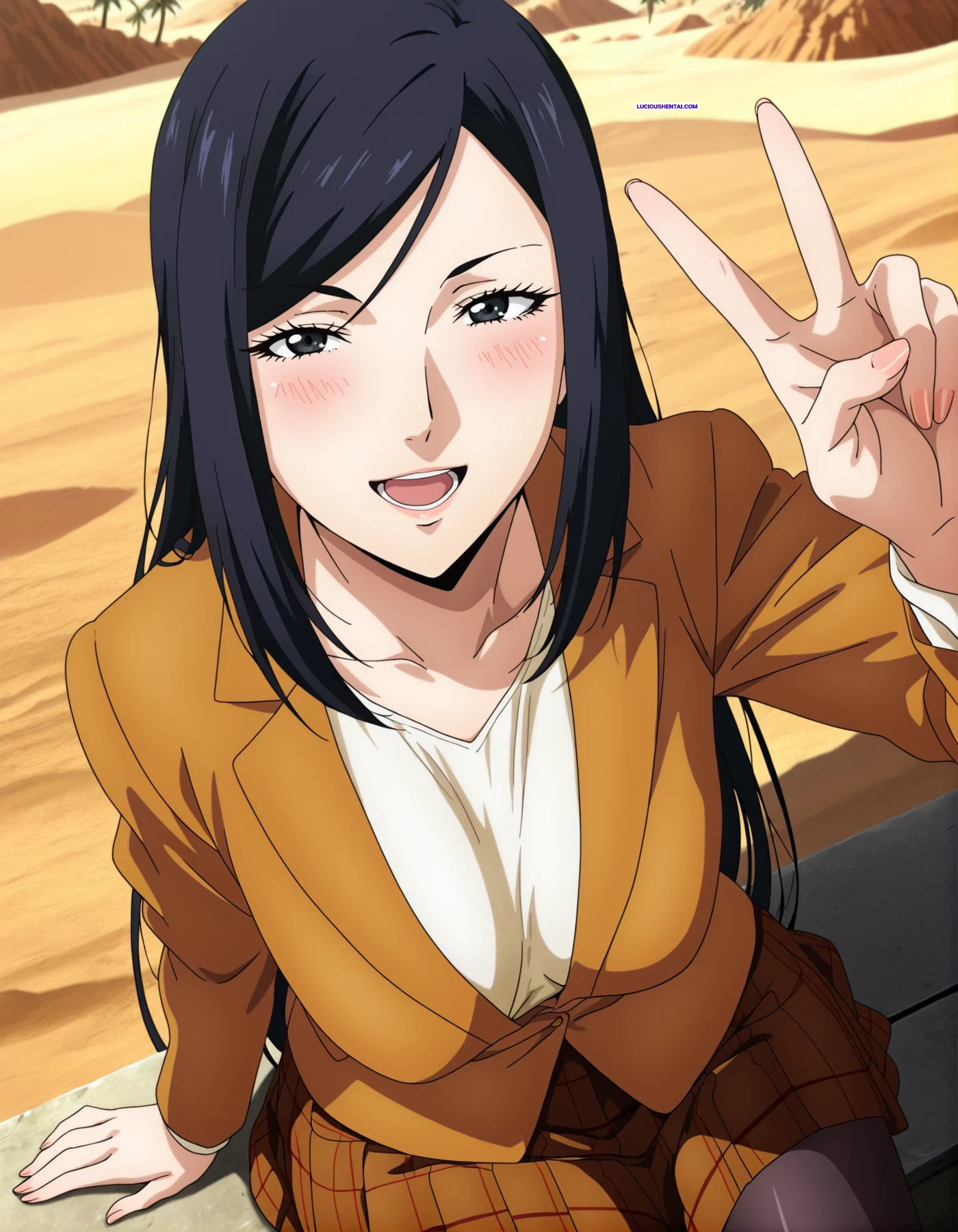 Busty Mari Kurihara's Prison School Hentai Sex by Coug